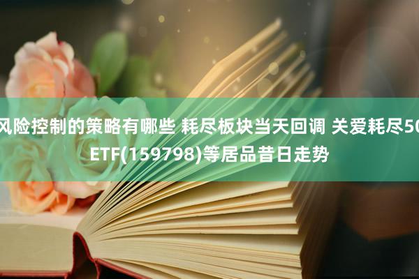 风险控制的策略有哪些 耗尽板块当天回调 关爱耗尽50ETF(159798)等居品昔日走势