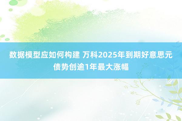 数据模型应如何构建 万科2025年到期好意思元债势创逾1年最大涨幅